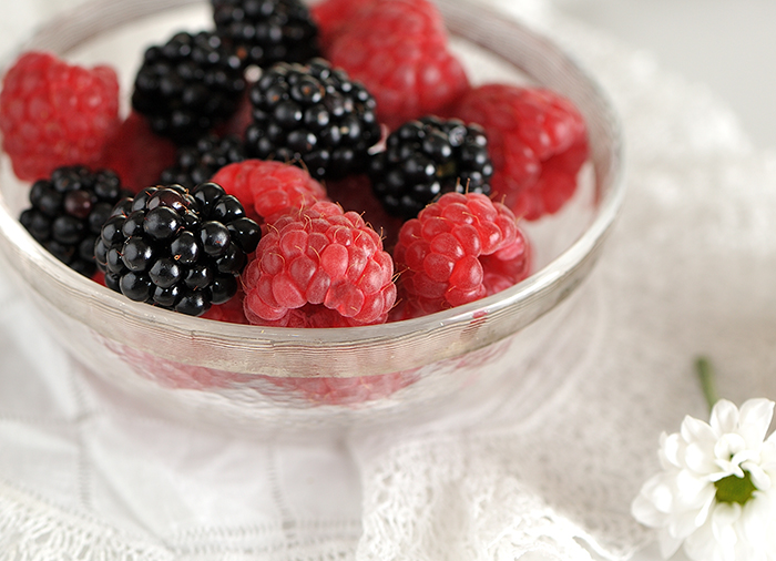 Himbeeren und Brombeeren