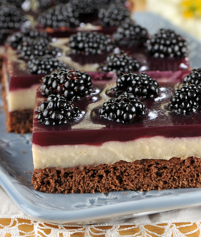 Schoko-Buchweizen-Brombeer-Kuchen