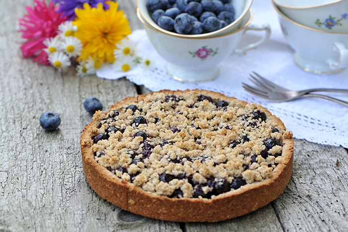 Heidelbeer-Mandel-Tarte