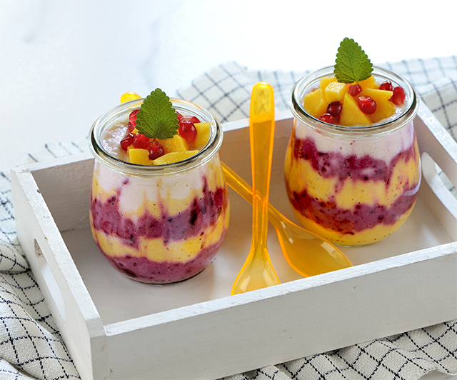 Cashew-Joghurt-Dessert