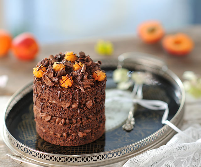 Naked-Creamy-Sacher-Cake