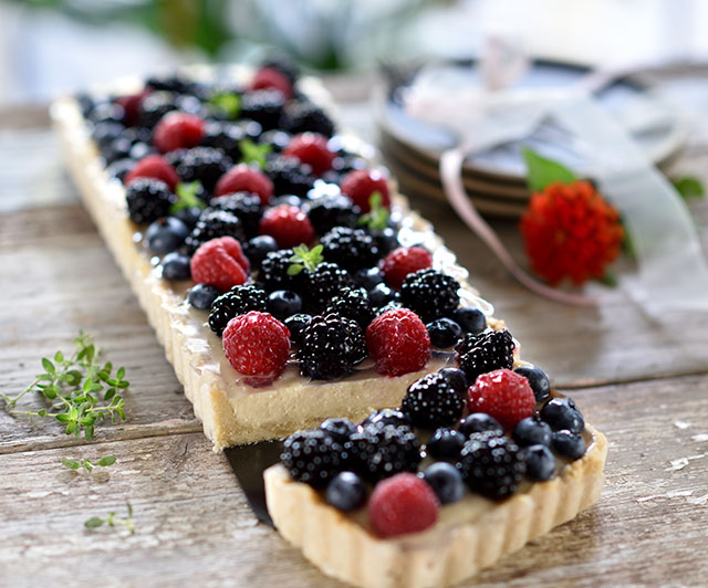 Beeren-Vanillecreme-Tarte