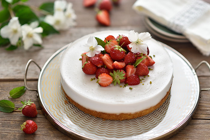 Beeren-Panna-Coco-Kuchen