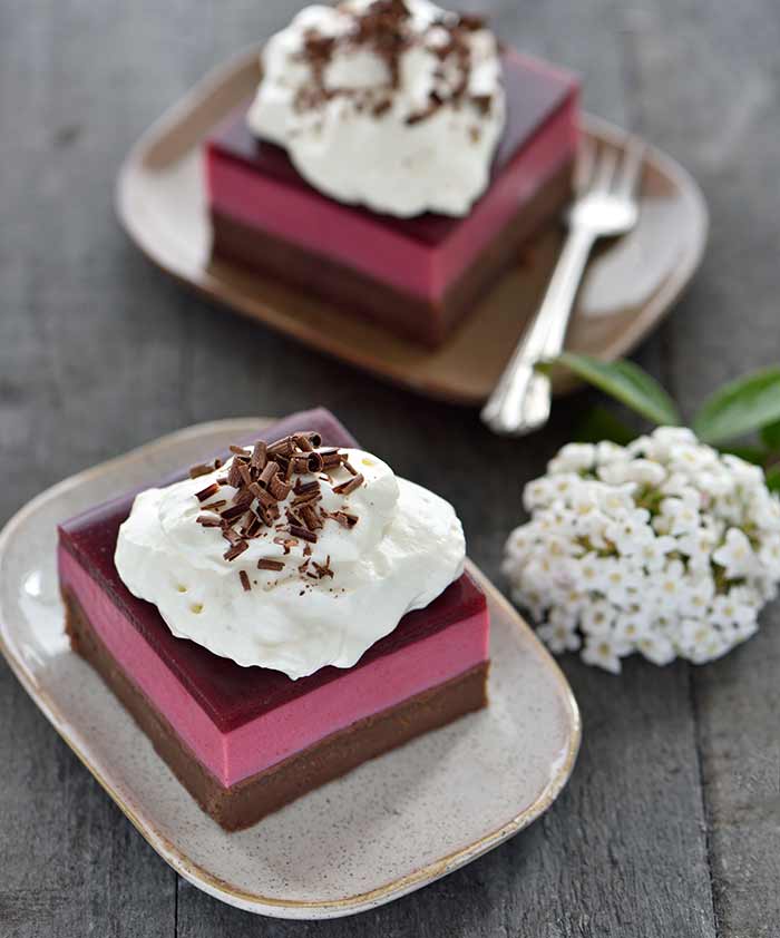 Beeren-Cheesecake-Brownie